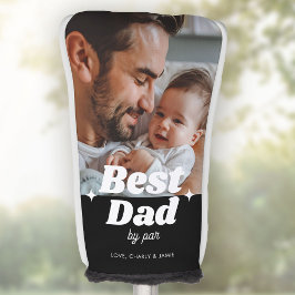 Aangepaste Beste Pap Door Par Retro Cool Foto Golfheadcover