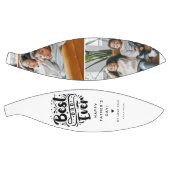 Aangepaste Beste Pap Ooit 2 Foto Keepsake Basketbal (Panelen)