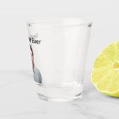 Aangepaste Beste Papa Foto Vaderdag Shot Glas (Rechts)