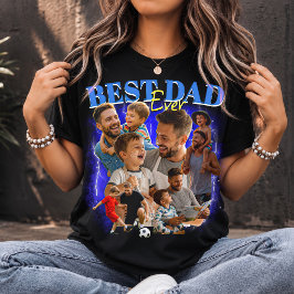 Aangepaste 'Beste Papa Ooit' Bootleg Stijl Papa Co T-shirt