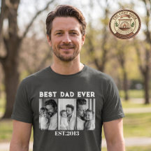 Aangepaste 'Beste Papa Ooit' Fotocollage Oprichtin