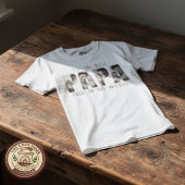 Aangepaste 'Beste Papa Ooit' Fotocollage T-shirt