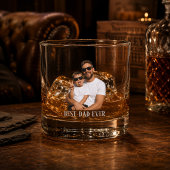 Aangepaste Beste Papa Ooit, Vaderdag Cadeau voor P Whisky Glas