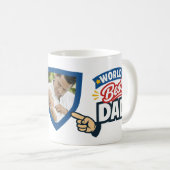 Aangepaste 'Beste Papa ter Wereld' Koffiemok (Voorkant rechts)