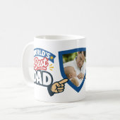Aangepaste 'Beste Papa ter Wereld' Koffiemok (Voorkant links)