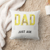Aangepaste Beste Papa Vader Ooit Gewoon Vragen Gra Kussen (Deken)