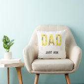 Aangepaste Beste Papa Vader Ooit Gewoon Vragen Gra Kussen (Stoel)