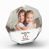 Aangepaste Beste Pop Pop Ooit Keepsake Fotoblokken (Links)