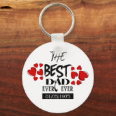 aangepaste beste Sleutelhanger voor Vaderdag ooit (Voorkant)