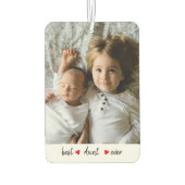 Aangepaste beste tante ooit 2 foto luchtverfrisser (Achterkant)