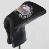 Aangepaste beste vader op vaderdag golfheadcover (3/4 voorkant)