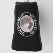 Aangepaste beste vader op vaderdag golfheadcover (Draai 90)