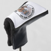 Aangepaste beste vader op vaderdag golfheadcover (3/4 voorkant)