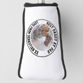 Aangepaste beste vader op vaderdag golfheadcover (Draai 90)
