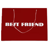 Aangepaste "BESTE VRIEND" cadeautas (Voorkant)