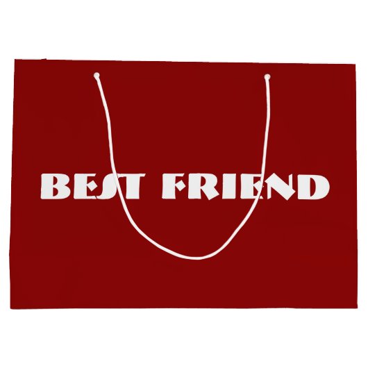 Aangepaste "BESTE VRIEND" cadeautas (Achterkant)