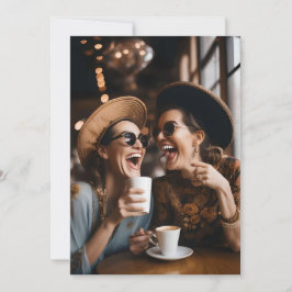 Aangepaste beste vriend Miss You Laughing Ladies K Aankondiging