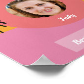 aangepaste beste vriend voor altijd foto van moder poster (Hoek)