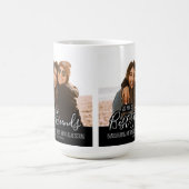 Aangepaste beste vrienden foto trendy vriendschap koffiemok (Center)