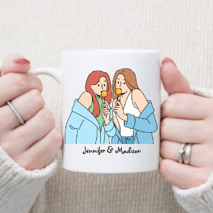 Aangepaste Beste Vrienden Gift Besties Vriendschap Koffiemok