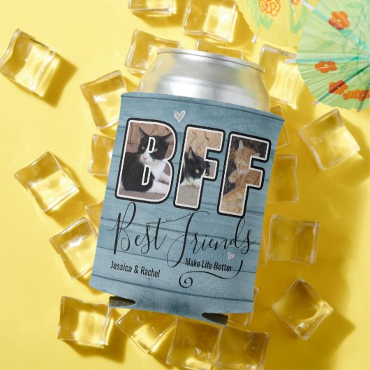 Aangepaste beste vrienden maken het leven beter Fo Blikjeskoeler (Insitu Zomer)