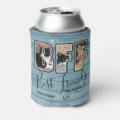 Aangepaste beste vrienden maken het leven beter Fo Blikjeskoeler (Blikje Achterkant)