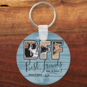 Aangepaste beste vrienden maken het leven beter Fo Sleutelhanger (Voorkant)