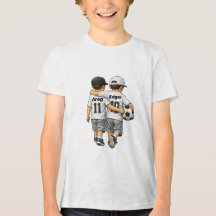 Aangepaste Beste Vrienden Voetbal Jongens Kids T-S