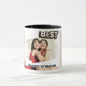 Aangepaste Beste Vrienden Voor Altijd Foto Mok - P (Midden)