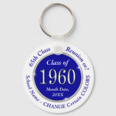 Aangepaste bestelklasse van 1954-klasse reünie-cad sleutelhanger (Achterkant)