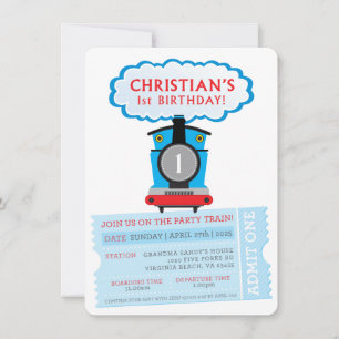 Aangepaste bestelling Christian's 1e verjaardag tr Kaart