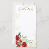 Aangepaste bestelling en bedankkaart (Achterkant)