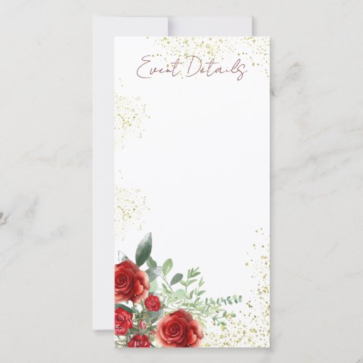 Aangepaste bestelling en bedankkaart (Achterkant)