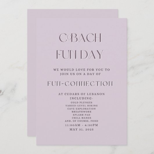 Aangepaste Bestelling Funday Kaart Imani & Dakota (Voorkant / Achterkant)