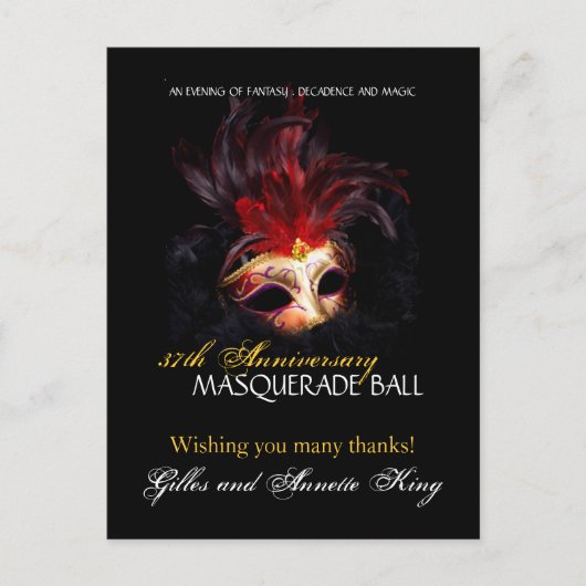 Aangepaste bestelling - Gilles en Annette Briefkaart (Voorkant)