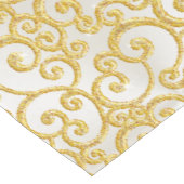 Aangepaste bestelling Gold en White Wedding Table  Medium Tafelloper (Hoek)