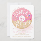 Aangepaste bestelling Harper's 5e verjaardag leuke Kaart (Voorkant)