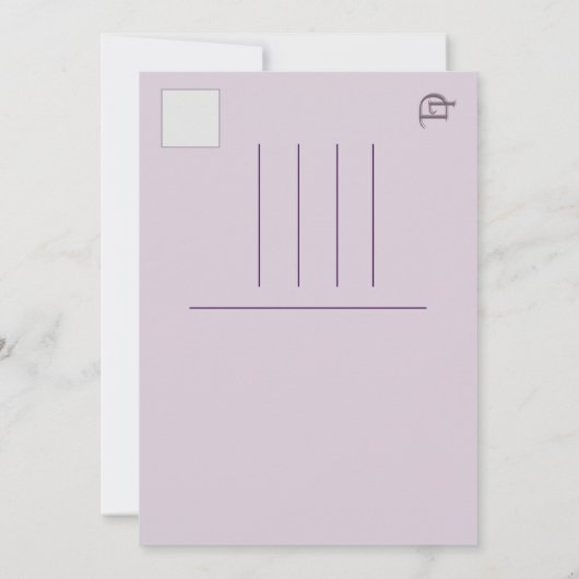 Aangepaste bestelling Imani & Dakota RSVP uitnodig Kaart (Achterkant)