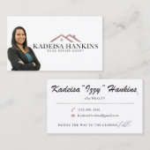 Aangepaste bestelling | Niet bewerkbare Zazzle-Sja Visitekaartje (Voorkant / Achterkant)