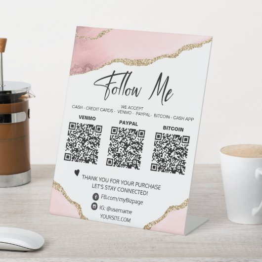 *~* AANGEPASTE bestelling Reclamebord Met Voetstuk (Insitu)