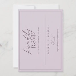 Aangepaste bestelling RSVP Imani & Dakota Kaart