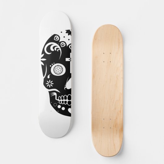 Aangepaste bestelling Sugar Skullz 1 Skateboard (Voorkant)