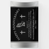 Aangepaste bestelling uw Jubileum-banner voor kerk Spandoek (Verticaal)