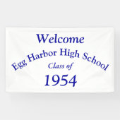 Aangepaste bestelling van uw klasse reübanner spandoek (Horizontaal)