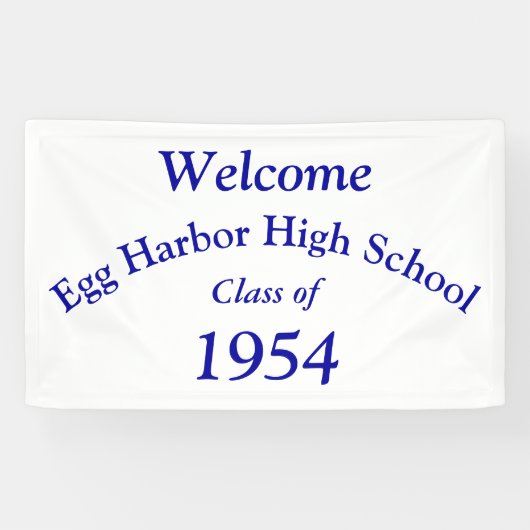 Aangepaste bestelling van uw klasse reübanner spandoek (Horizontaal)