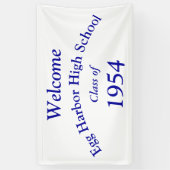 Aangepaste bestelling van uw klasse reübanner spandoek (Verticaal)