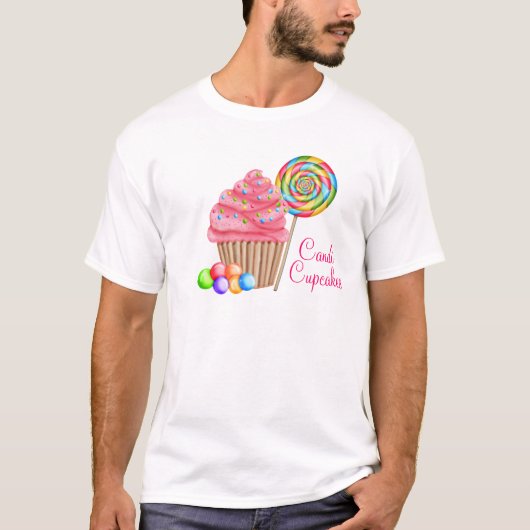 Aangepaste bestelling voor kaarskoeken t-shirt (Voorkant)