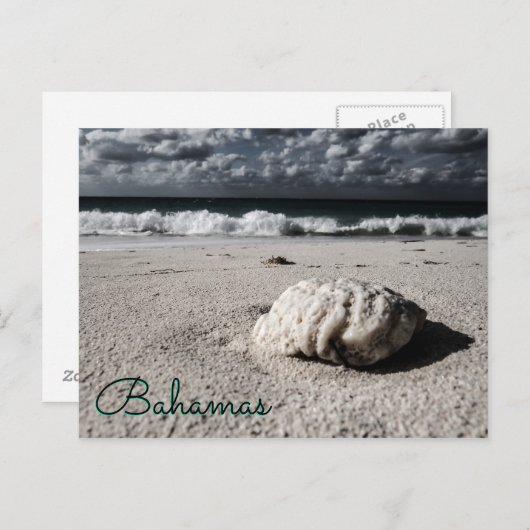 Aangepaste bestemming bijna zwart-wit briefkaart (Voorkant / Achterkant)