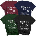 Aangepaste bestemming Reizen Familie Meisjes Reis  T-shirt<br><div class="desc">Ga het ultieme avontuur in stijl aan met ons Custom Destination Travel Family Girls Trip Vacay T-Shirt! Dit t-shirt is een must-have toevoeging aan je reisgarderobe en is perfect voor het herdenken van je gepersonaliseerde verjaardagsreis of een uitje voor meisjes. Dit met zorg vervaardigde en tot in de puntjes ontworpen...</div>