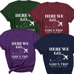 Aangepaste bestemming Reizen Familie Meisjes Reis  T-shirt<br><div class="desc">Ga op een onvergetelijk avontuur met onze Custom Destination Travel Family Girls Trip Vacay T-Shirt, de perfecte kleding voor het creëren van blijvende herinneringen met uw favoriete reisgenoten. Of je nu een verjaardagstocht op maat, een familieuitje of een reis van je leven voor meisjes viert, deze gepersonaliseerde shirten zijn een...</div>